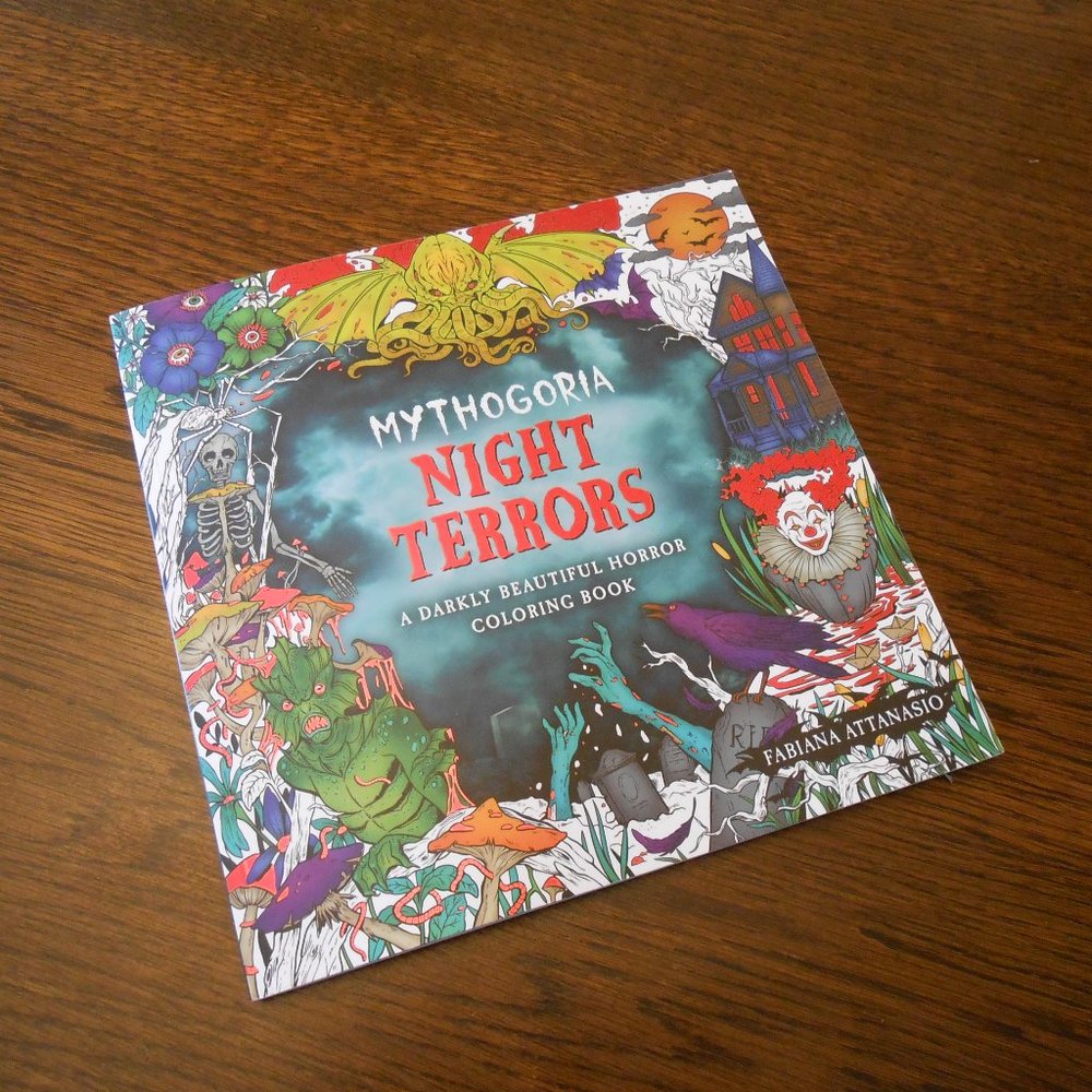 Mythgoria: Night Terrors Adult Coloring Book